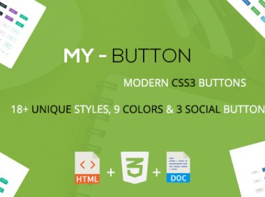 Mybutton - 时尚的CSS3按钮多样式集合